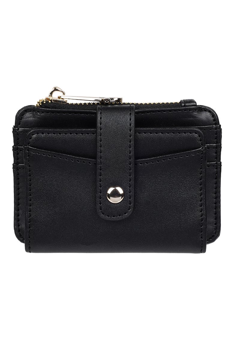 Logo Bifold Wallet, Alternate, color, BLACK
