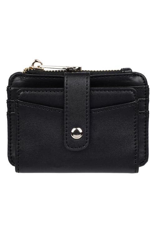 True Religion Logo Bifold Wallet In Black