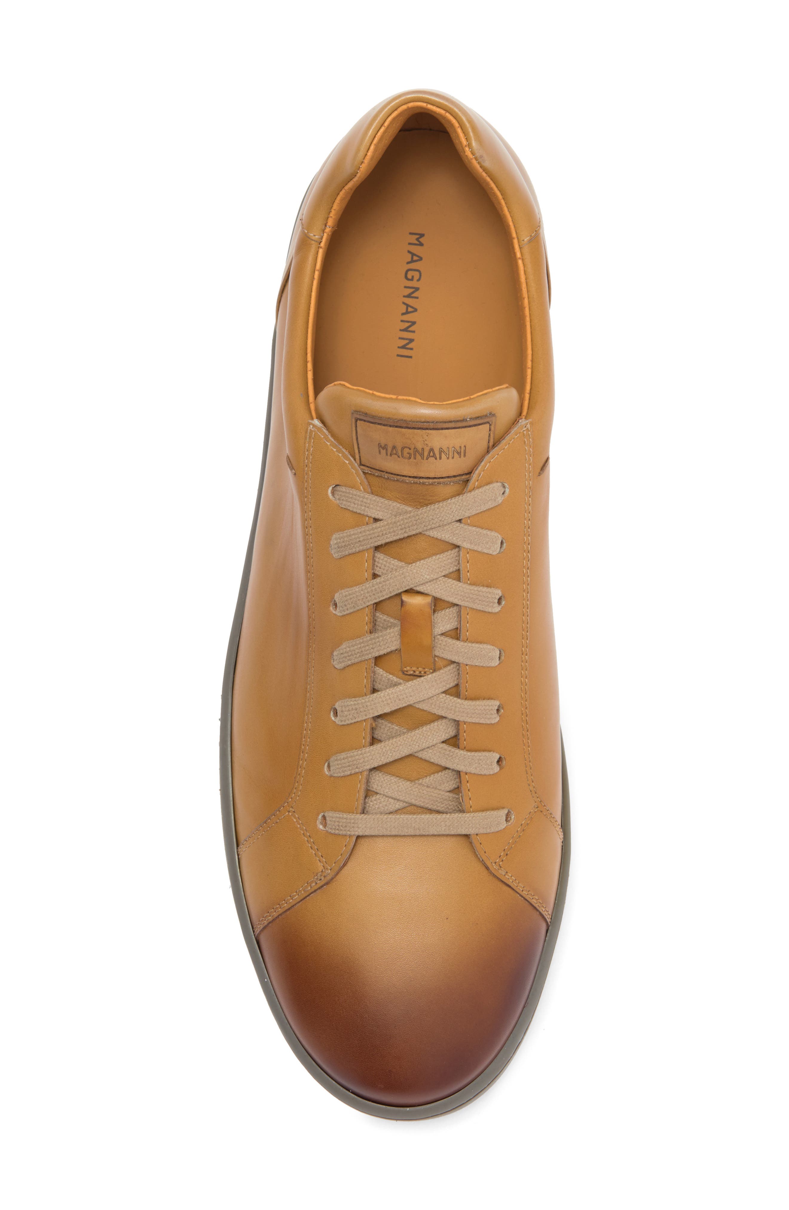 Leather Sneaker, Alternate, color, TAUPE