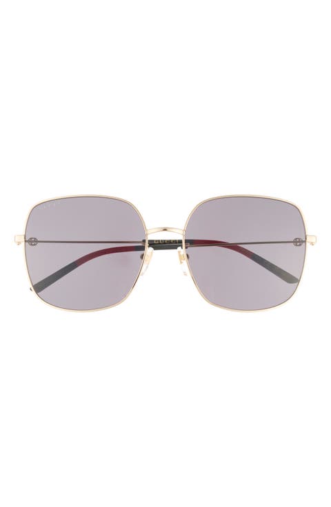 59mm Square Sunglasses
