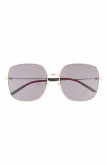 Gucci 59mm Square Sunglasses