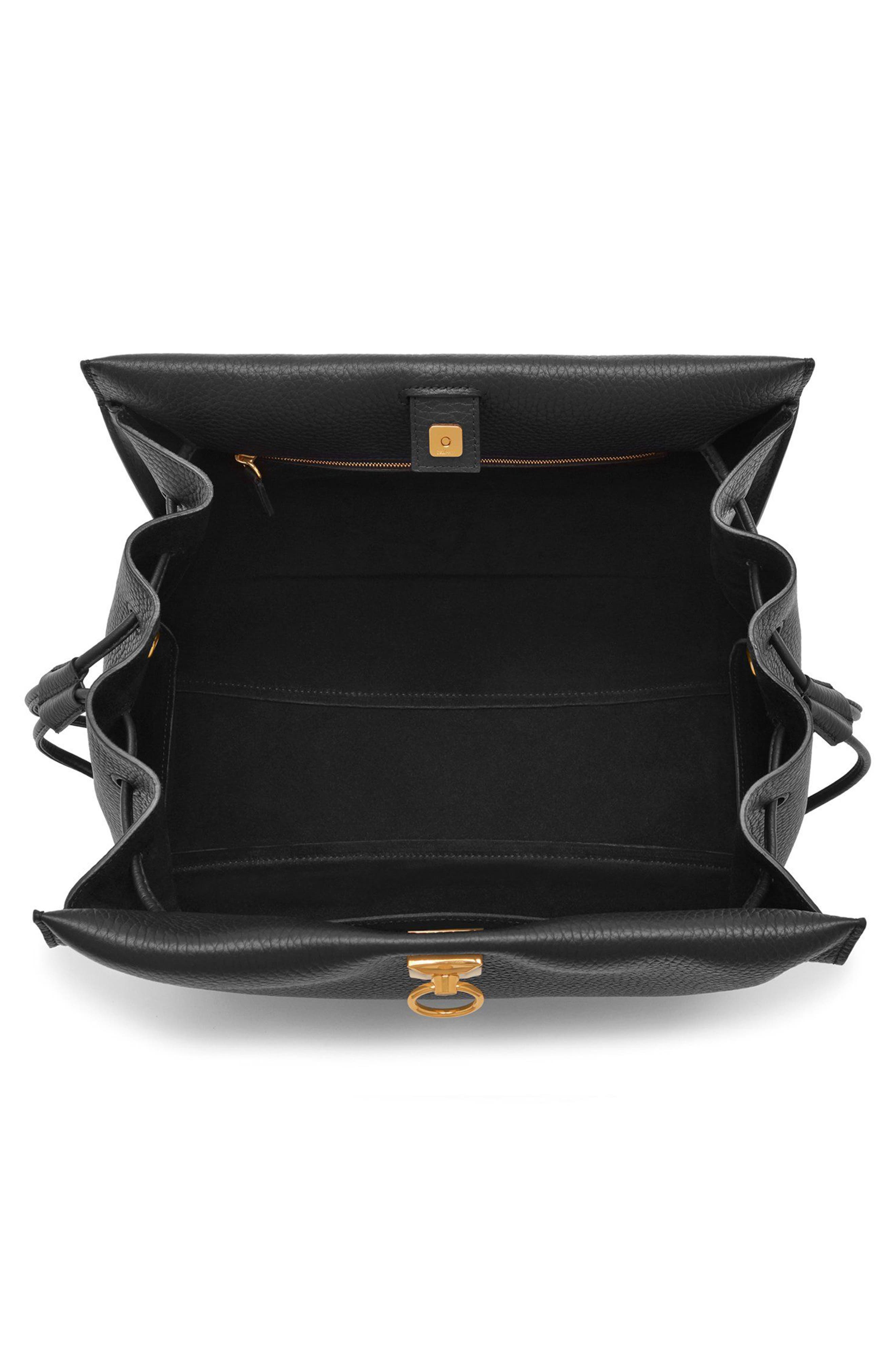 Mulberry Iris Leather Top Handle Bag, Alternate, color, 