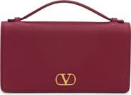Valentino Garavani VLOGO Signature Leather Wallet on a Chain