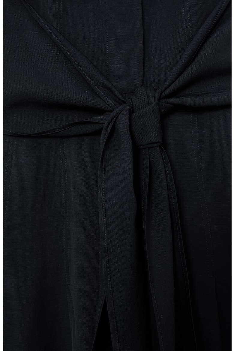 Tor Tie Waist Maxi Dress, Alternate, color, NAVY