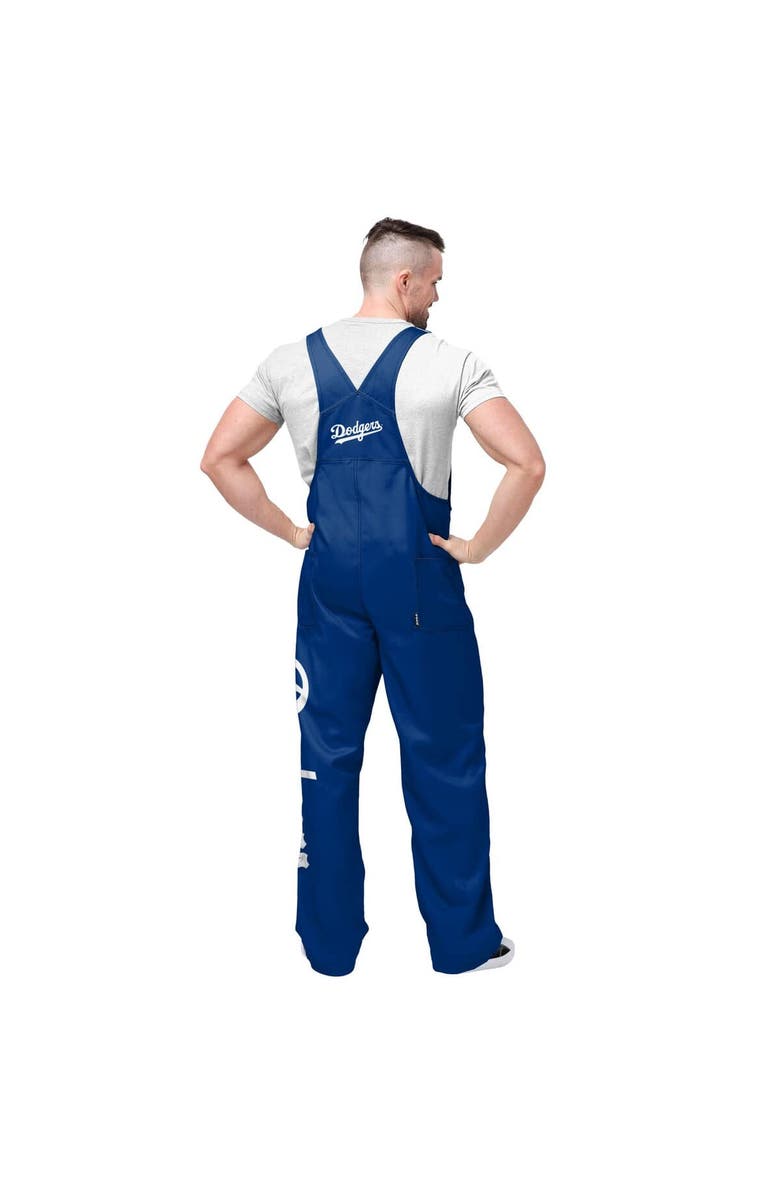 FOCO Men's FOCO Royal Los Angeles Dodgers Big Logo Overalls, Alternate, color, Royal