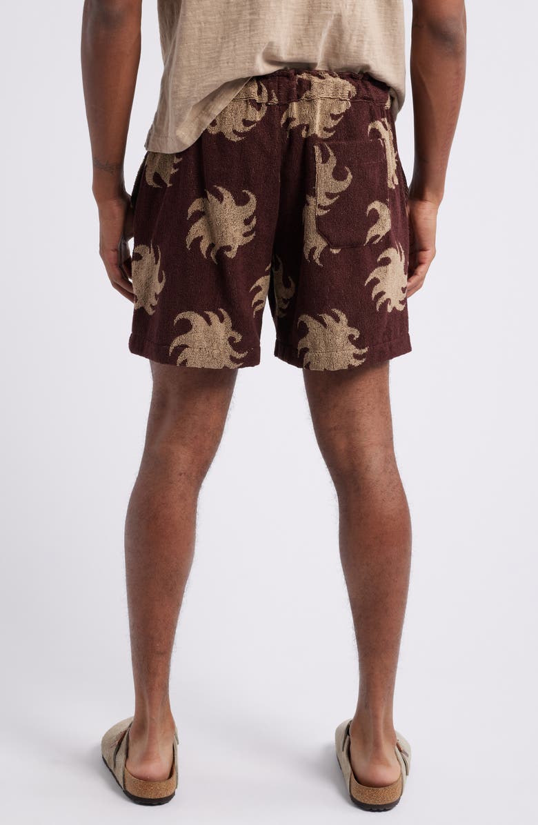 OAS Mocha Ember Terry Cloth Shorts, Alternate, color, 