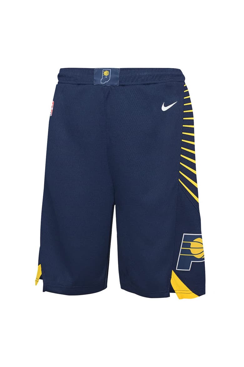 Youth Nike Navy Indiana Pacers Icon Swingman Short, Alternate, color, Navy