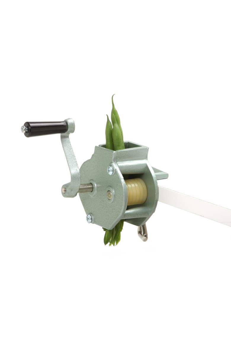 Norpro Cast Aluminum Bean Frencher with Countertop Mount, Alternate, color, Silver