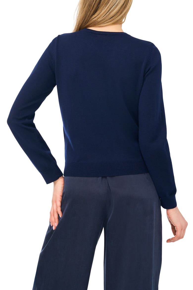 Attached Tank Cardigan Sweater, Alternate, color, CLASSIC NAVY