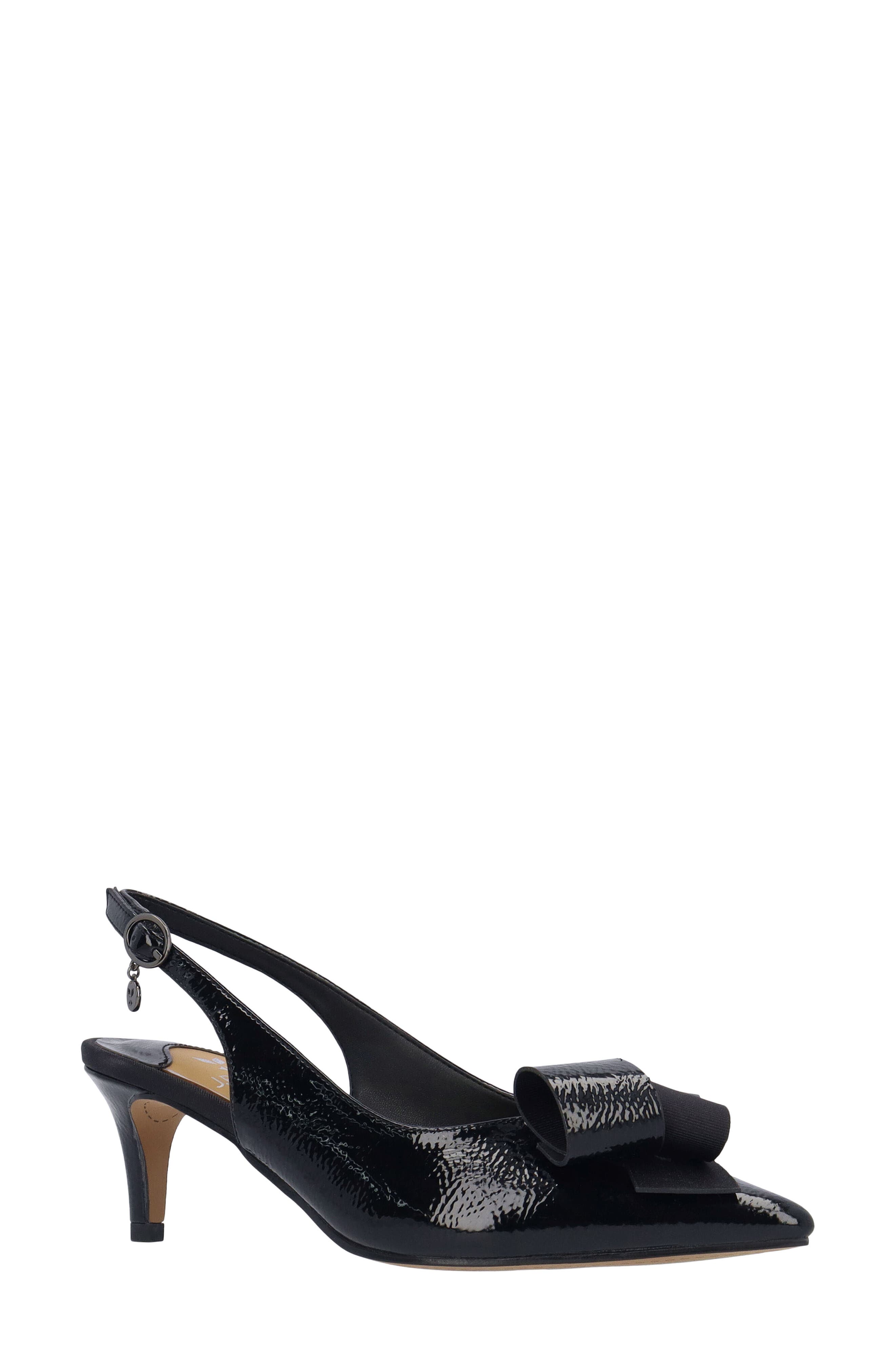 J. Reneé Delara Pointed Toe Slingback Pump, Main, color, 