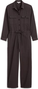 Alex Mill Ricard Long Sleeve Cotton Jumpsuit