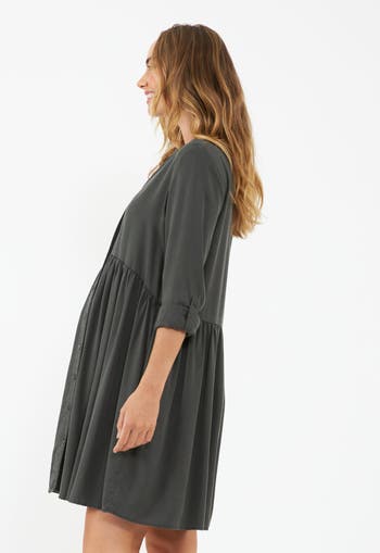 Nordstrom Maternity Dress Ripe Maternity Dress Demi Tencel Button