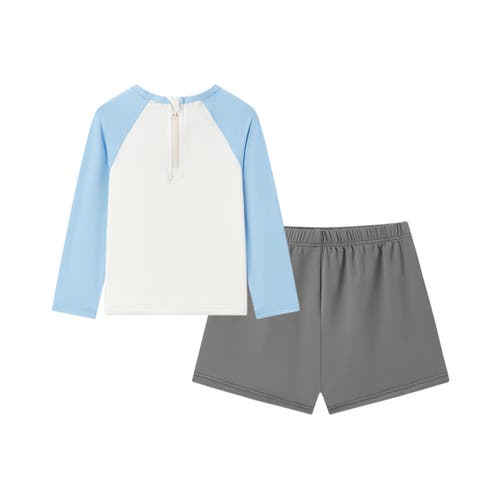 Milkbarn Long Sleeve Shirt And Trunks Swim Set