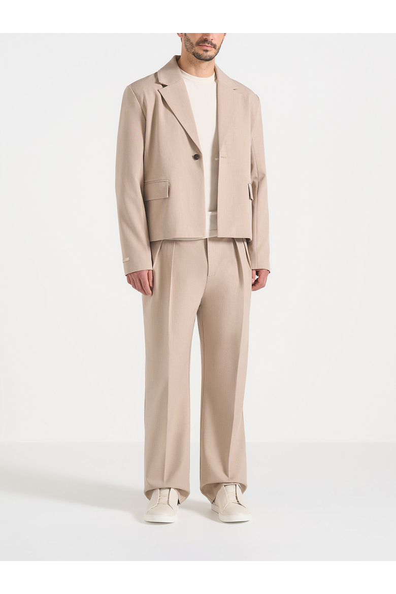 Silas - Cropped Blazer, Main, color, Taupe