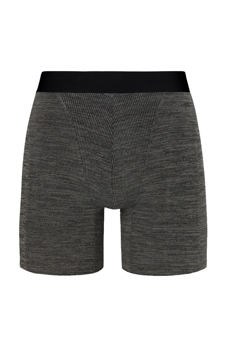 Fabletics Men's The Blueprint Boxer Brief, Alternate, color, Black Heather