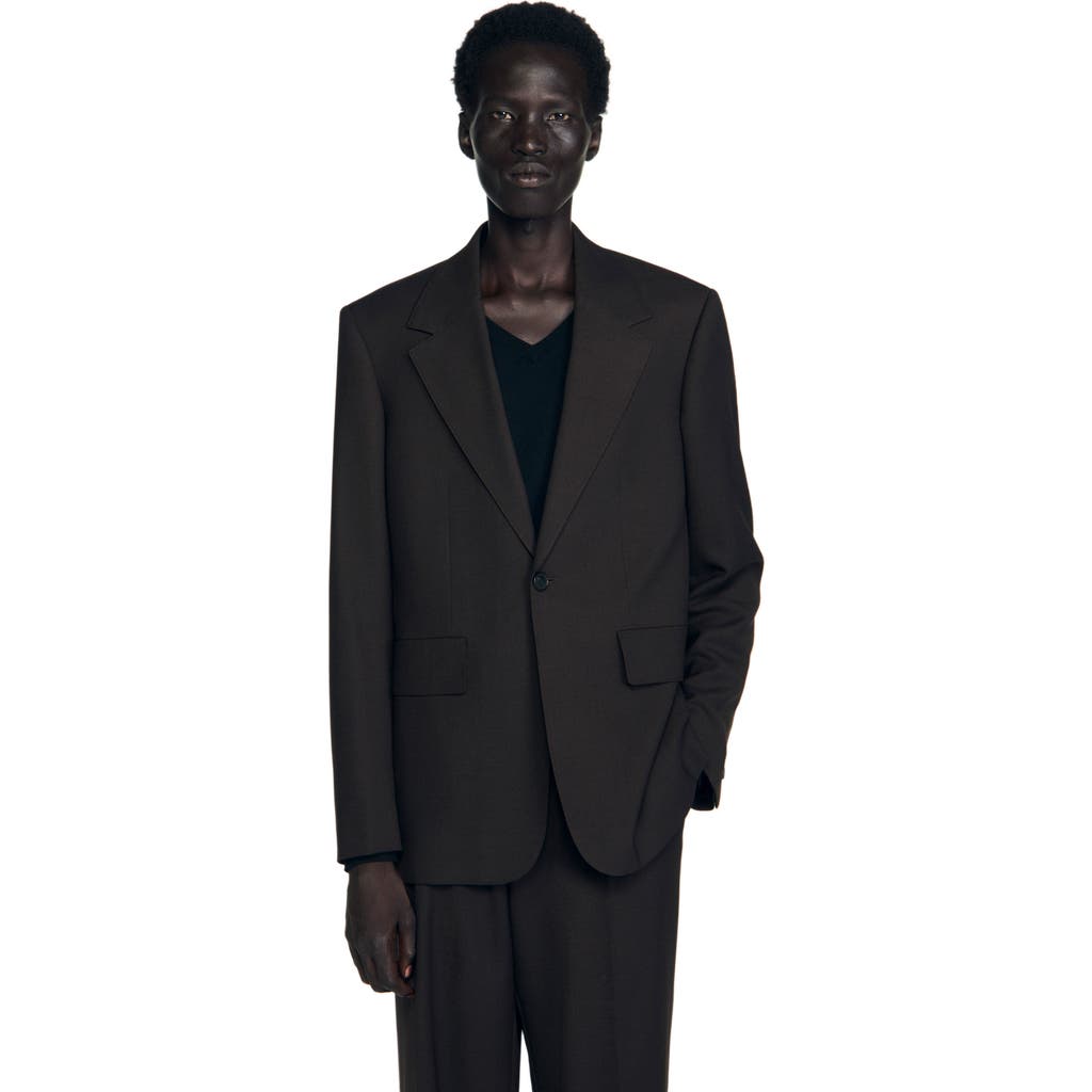 Sandro Wool Suit Jacket