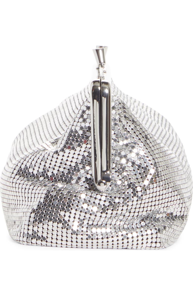 Rabanne paco rabanne Pixel Mesh Clutch, Alternate, color,