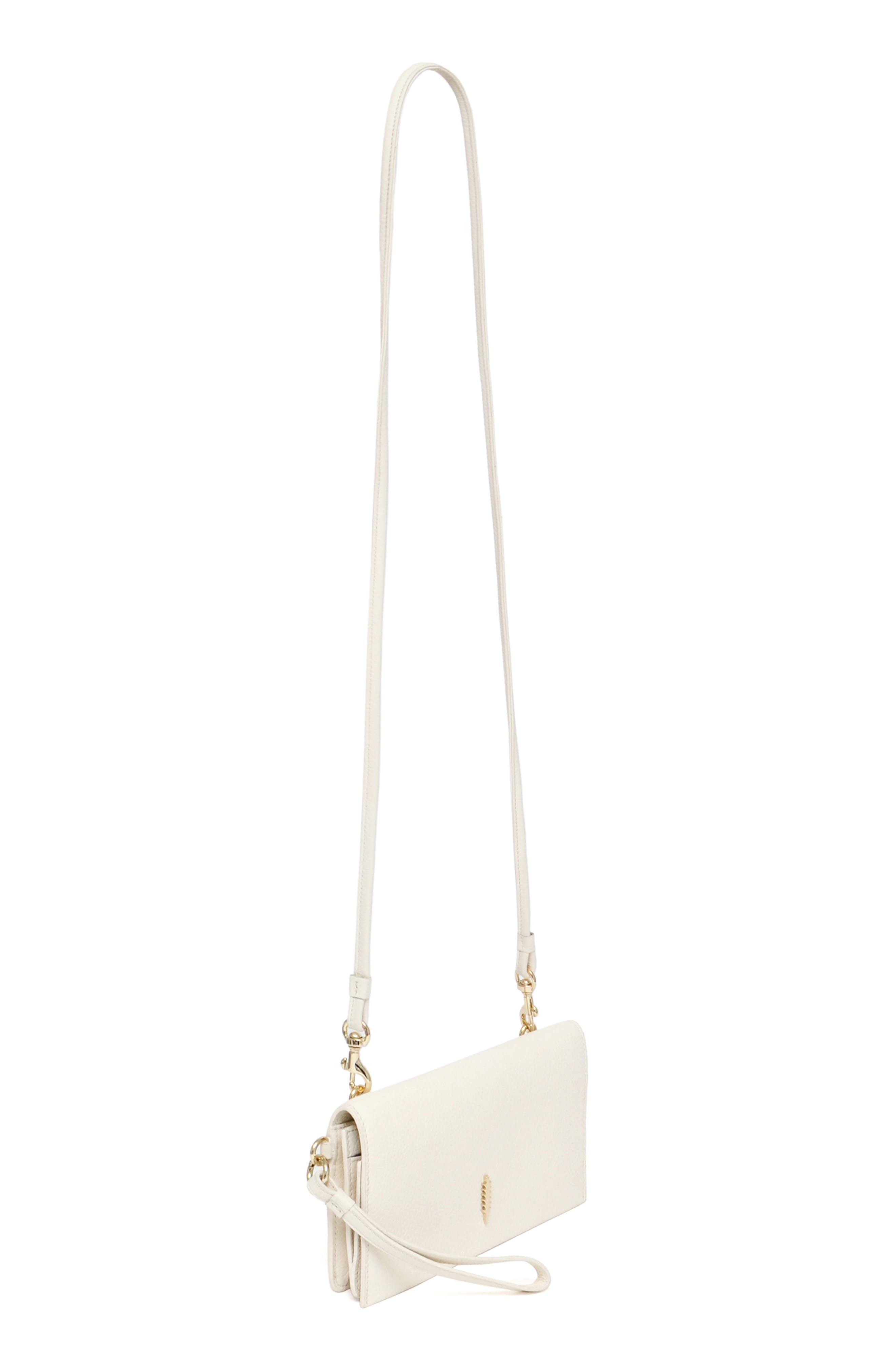 Thacker Alexa Soft Pebble Crossbody Bag, Alternate, color, Eggshell