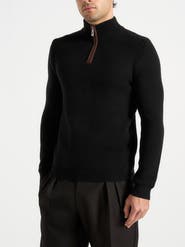 Manière De Voir Torin Quarter Zip Knit Jumper