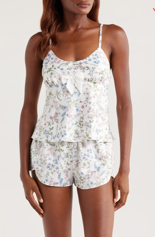 Flora Nikrooz Bowie Satin Short Pajamas in Ivory  product