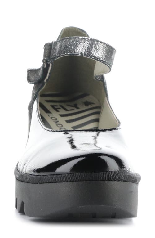 Fly London Bawo Platform Wedge Pump In Multi