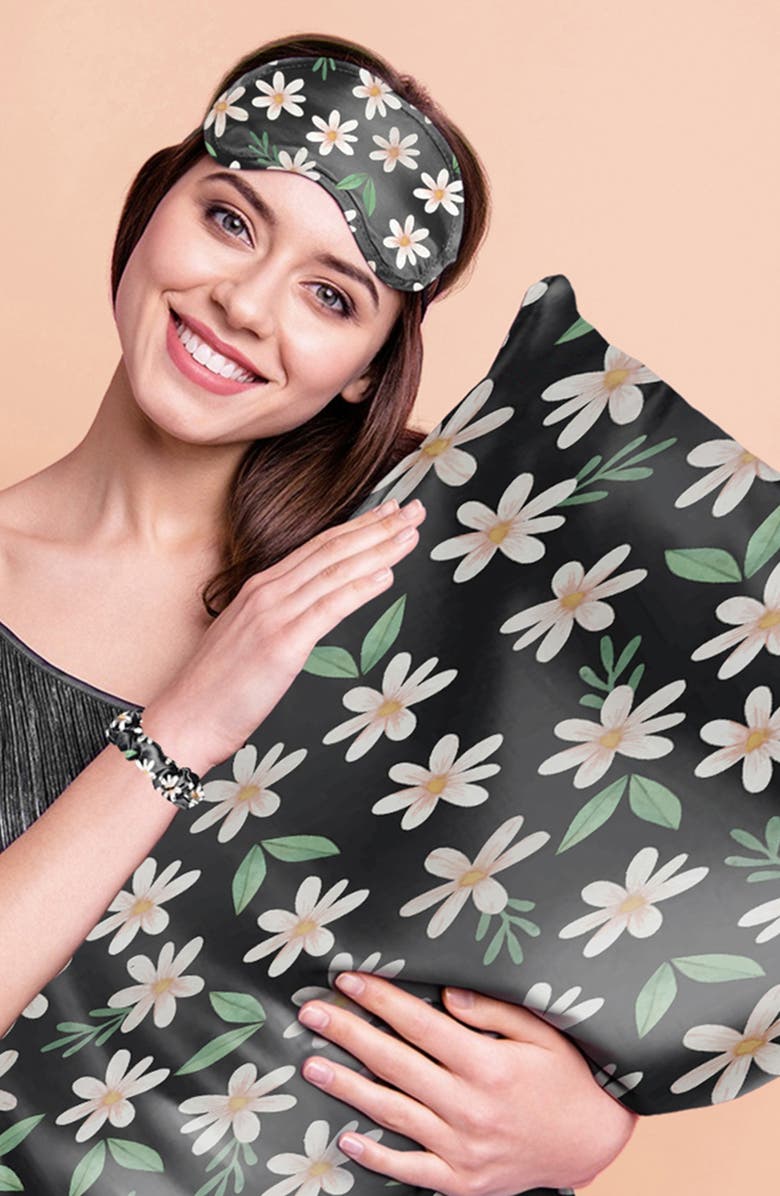 Luxury Home Satin Sleep 5-Piece Set, Alternate, color, Floral
