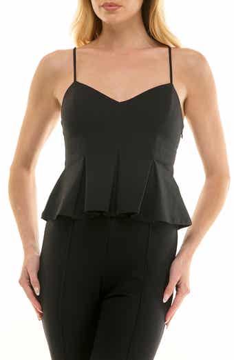 Socialite Structured Peplum Camisole
