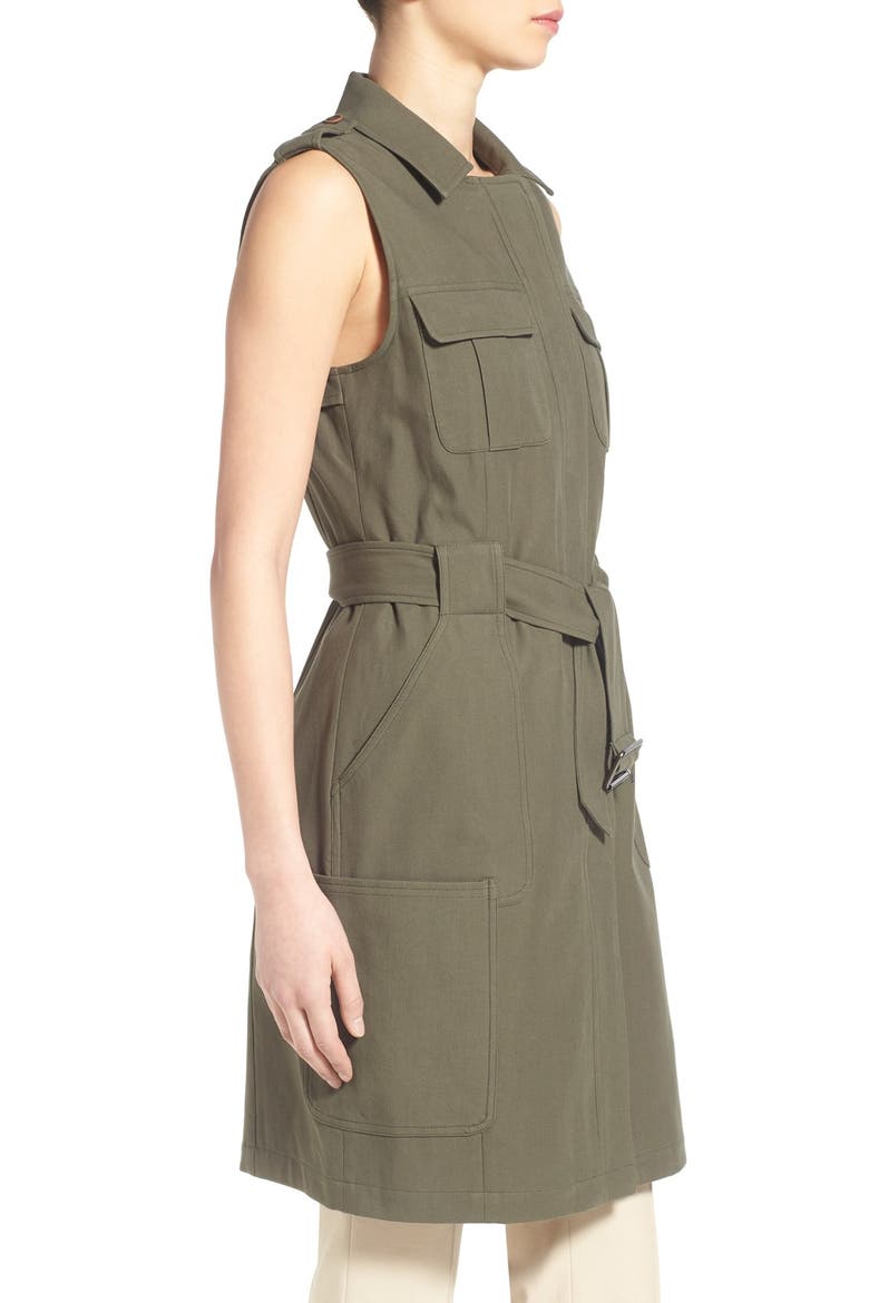 Long Military Vest, Alternate, color, OLIVE SARMA