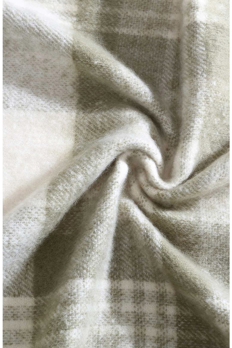 Hearthstone Plaid Reversible Throw Blanket, Alternate, color, LIGHT BEIGE MULTI