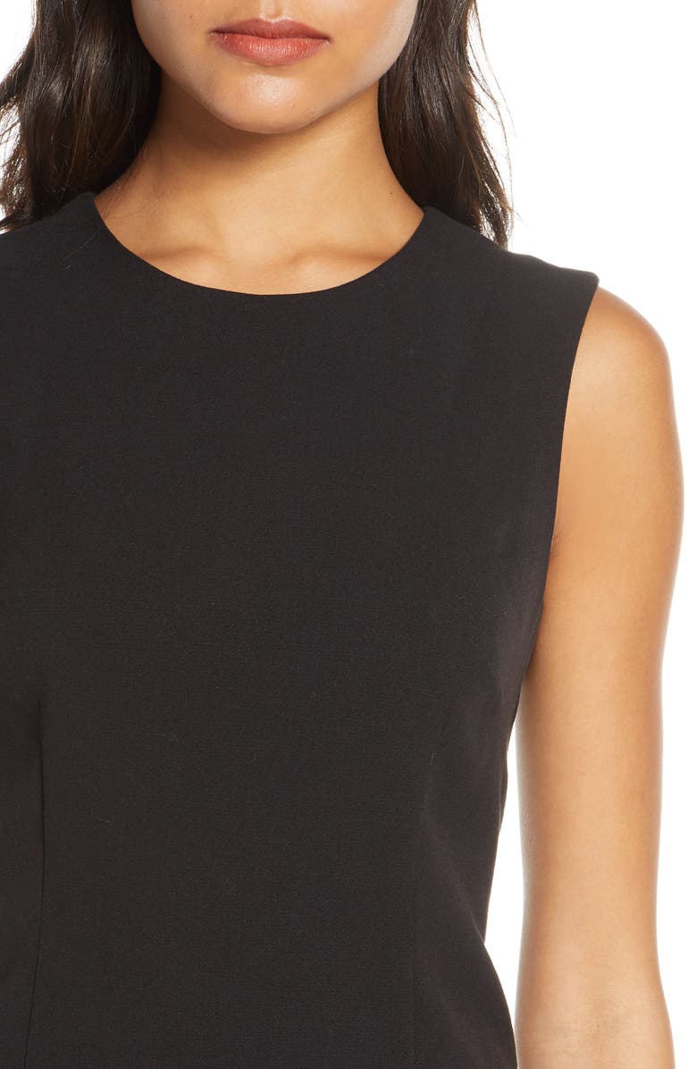 Harper Rose Sleeveless Sheath Dress, Alternate, color, Black