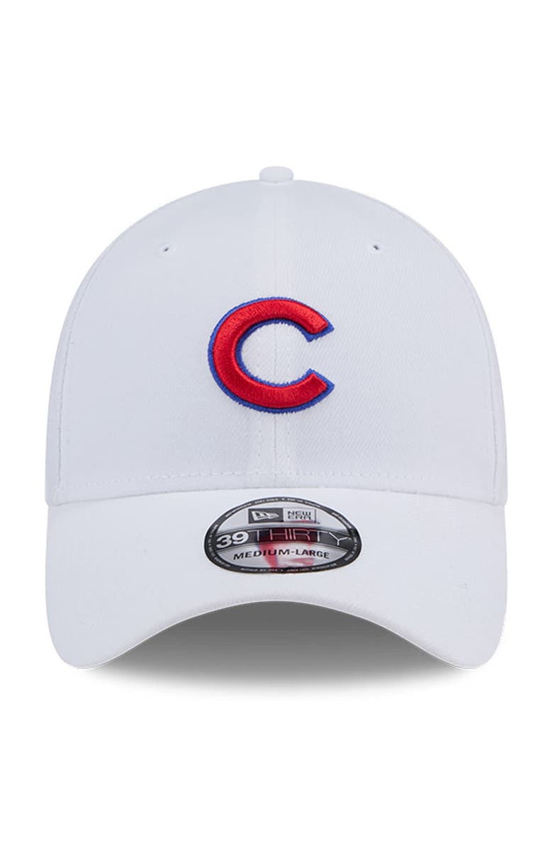 New Era Men's New Era White Chicago Cubs Evergreen 39THIRTY Flex Hat, Alternate, color, White