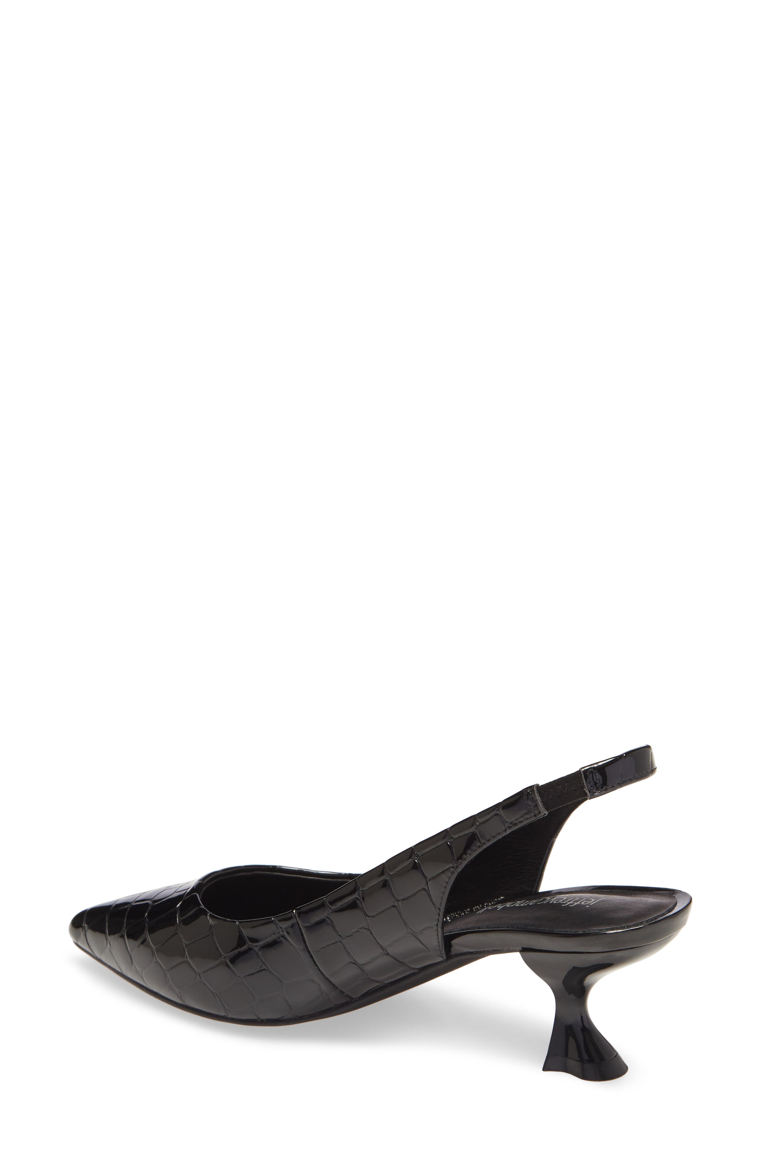 Talisman Slingback Pump, Alternate, color, BLACK CROCO PATENT