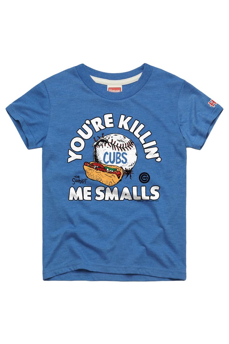 Youth Homage Royal Chicago Cubs x The Sandlot Tri-Blend T-Shirt, Main, color, Royal