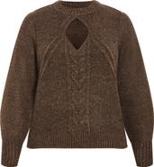 City Chic Salem Cutout Sweater