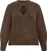 City Chic Salem Cutout Sweater