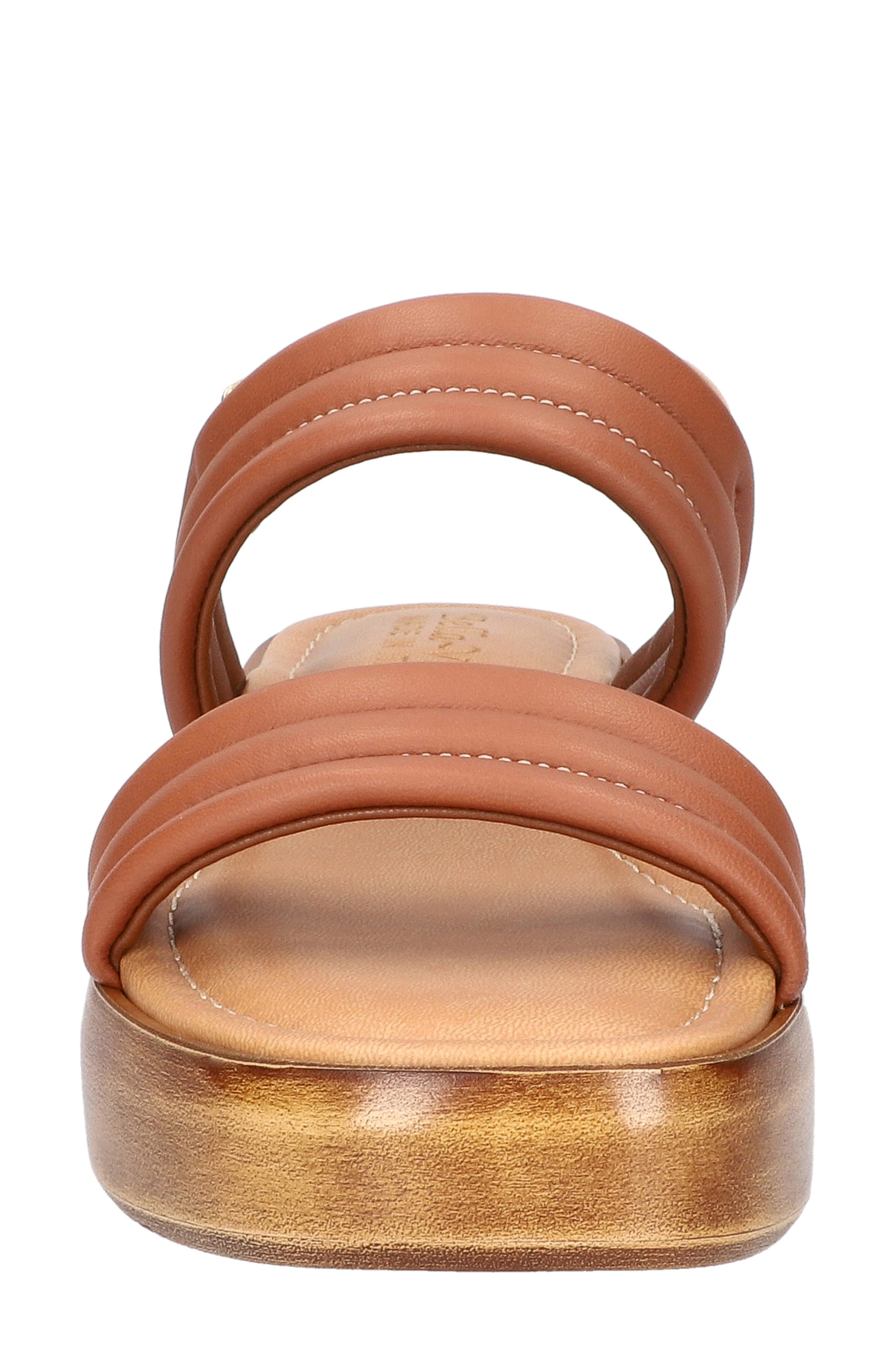 Bella Vita Ode Platform Sandal, Alternate, color, Whiskey Italian Leather