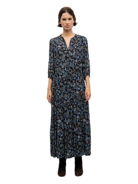 Corie Floral V-Neck Maxi Dress