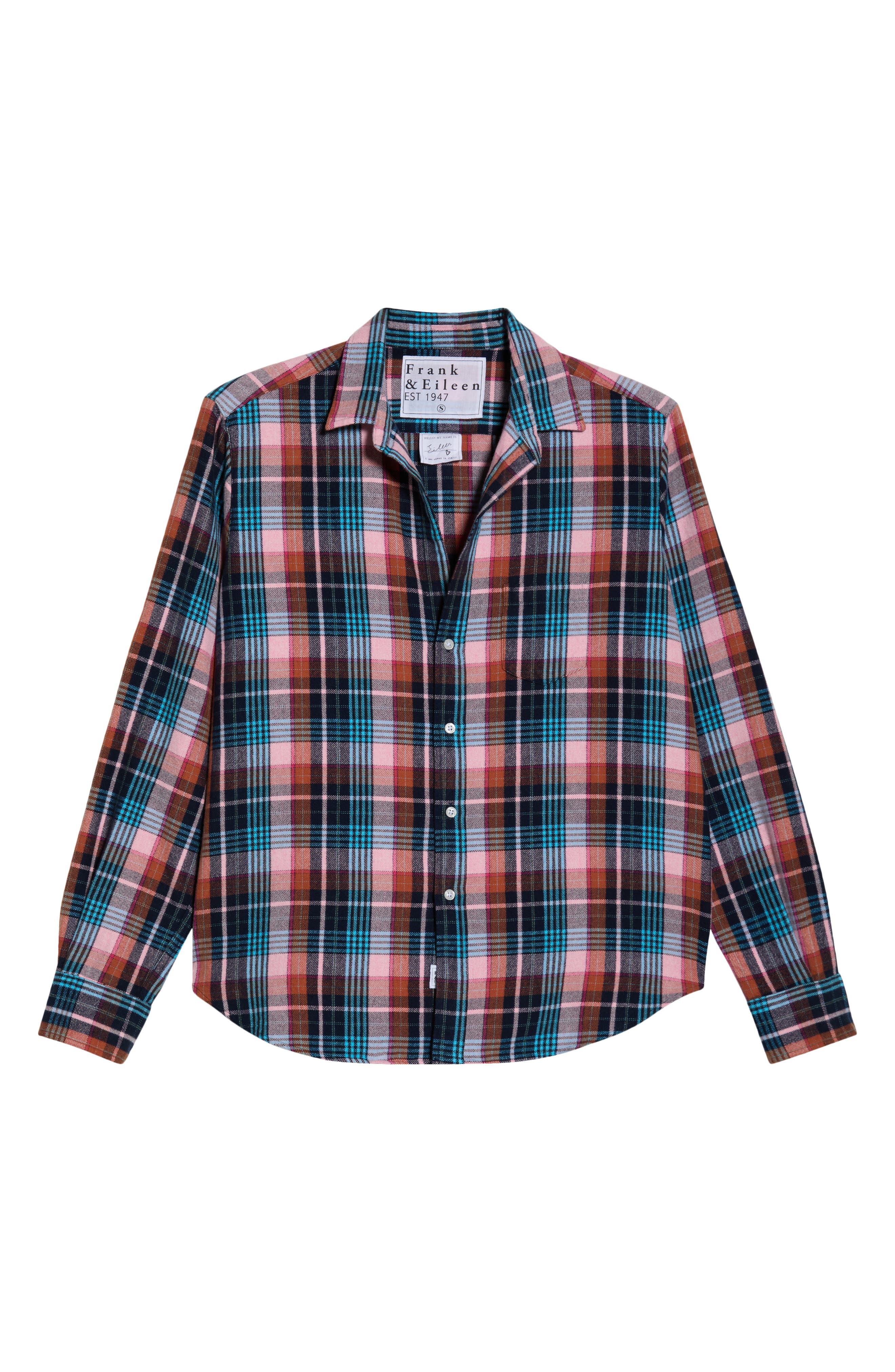 selected PINK TURQUOISE PLAID
