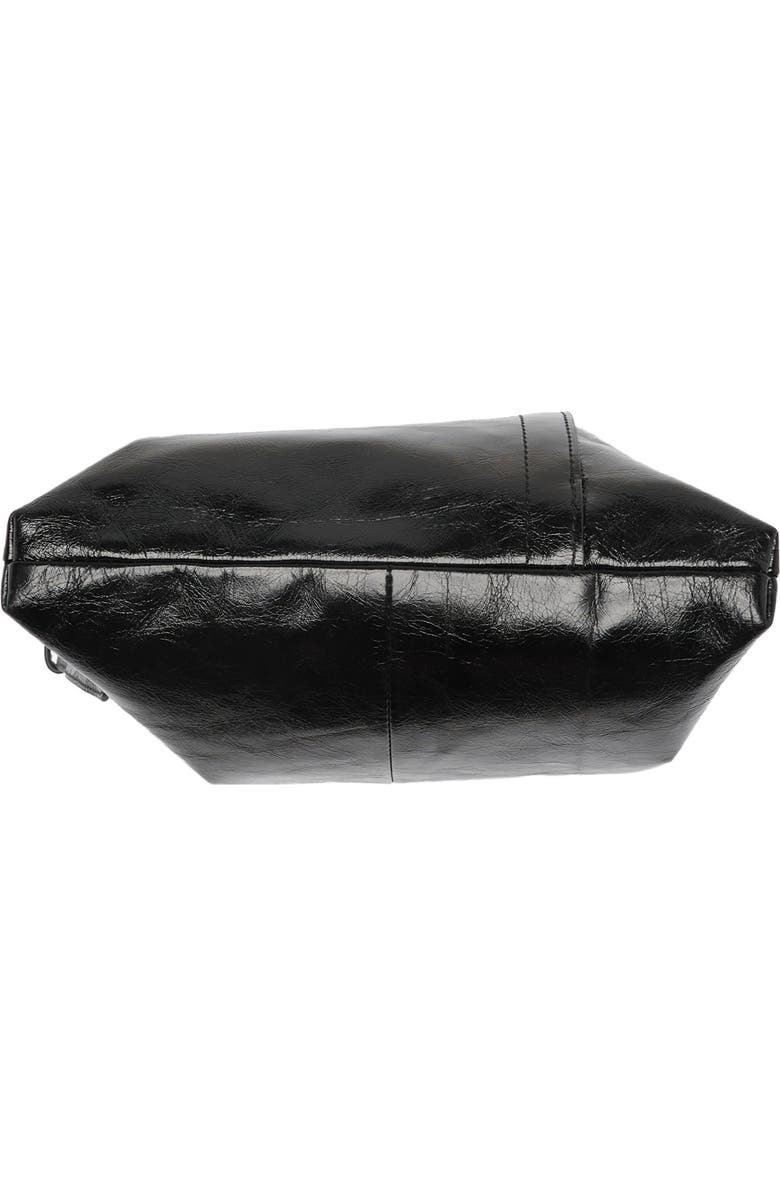 HOBO Leather Crossbody Bag, Alternate, color, Black
