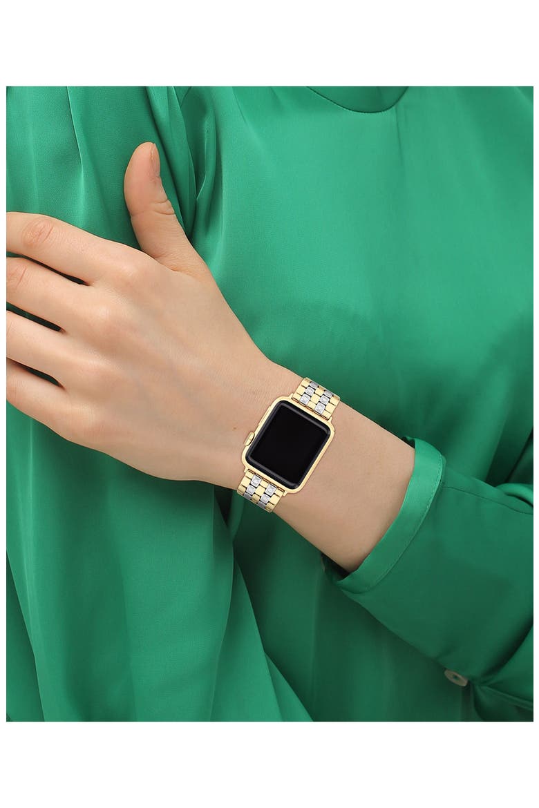 Apple Watch® Two-Tone Bracelet Watchband, Alternate, color, GOLD