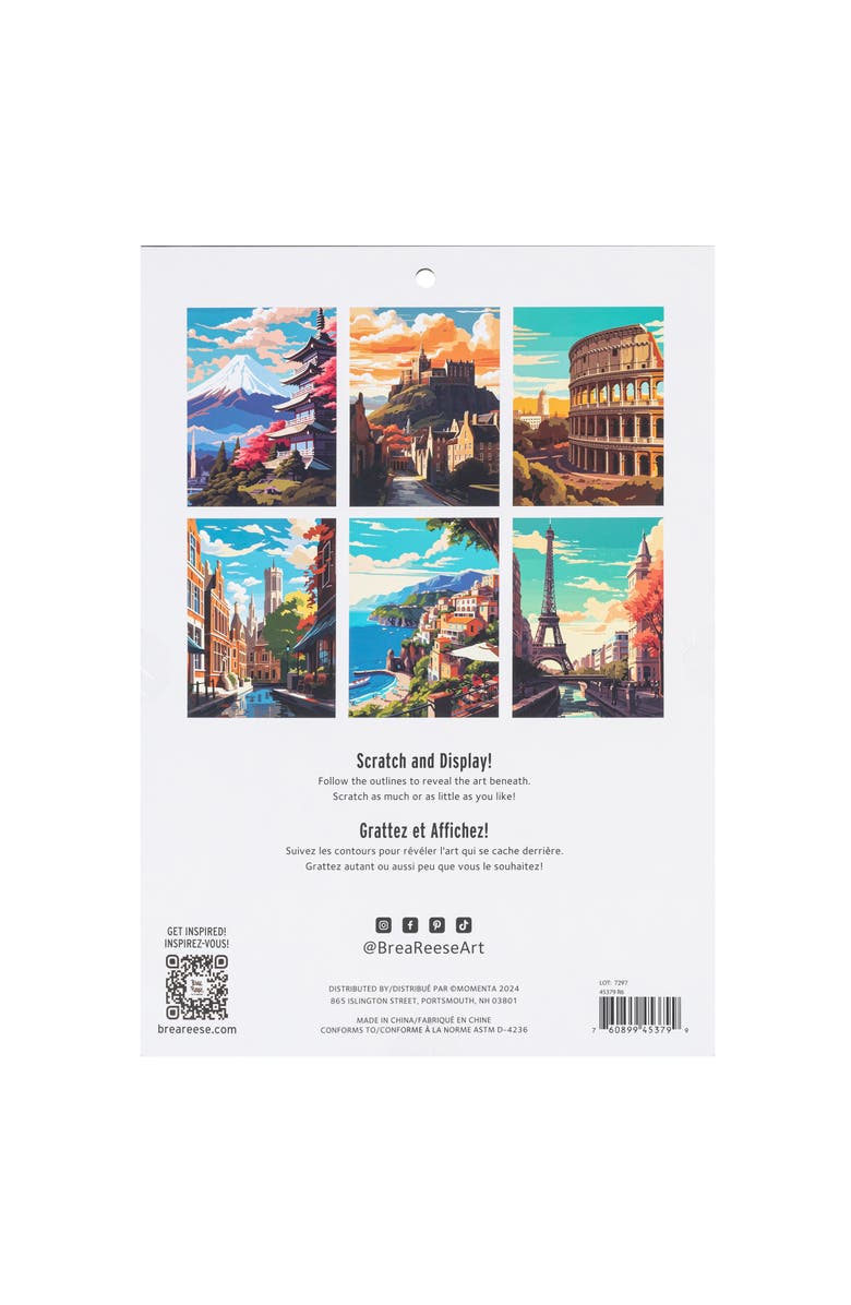 Brea Reese Scratch Art Paper Pad, Alternate, color,