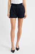 FRAME The Soho Belted Cotton Shorts