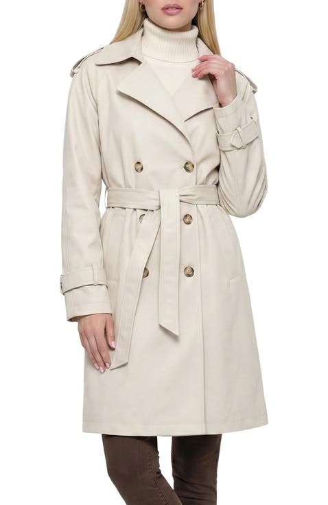 Lightweight Belted Trench Coat