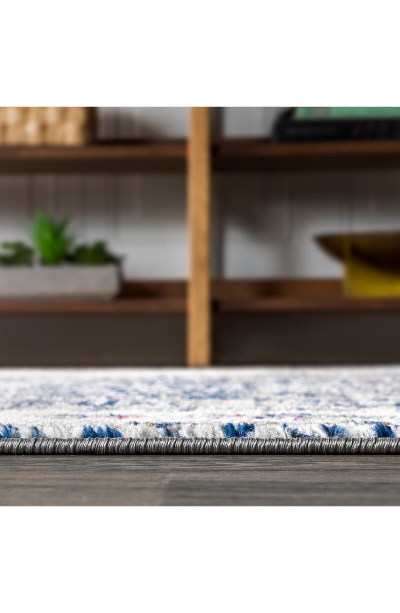 JONATHAN Y Modern Persian Boho Vintage Area Rug, Alternate, color, Cream/Blue