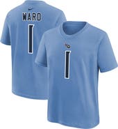 Nike Youth Nike Cam Ward Navy Tennessee Titans 2025 NFL Draft First Round Pick Name & Number T-Shirt