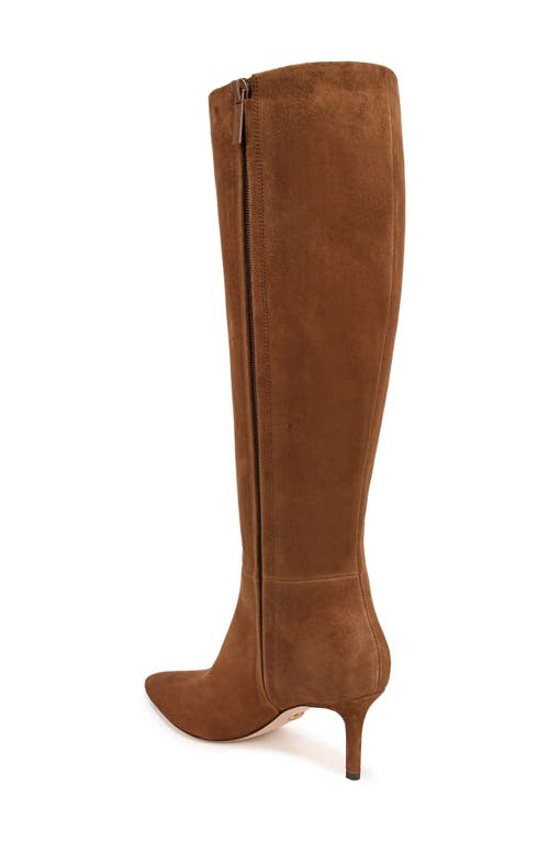 Veronica Beard Lisa Knee High Boot In Chestnut