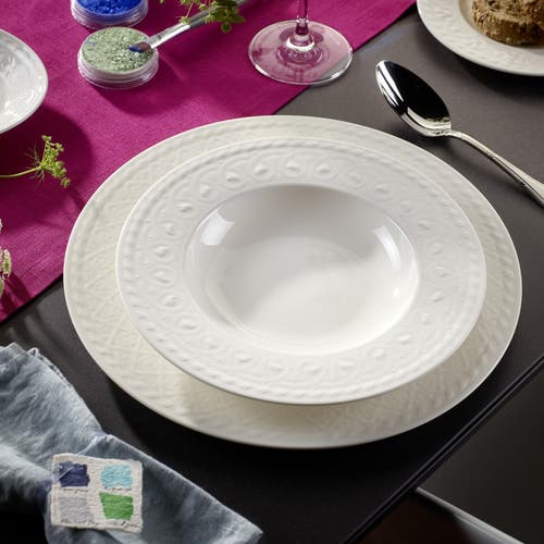 Villeroy & Boch Cellini 12 Piece Dinnerware Set In White