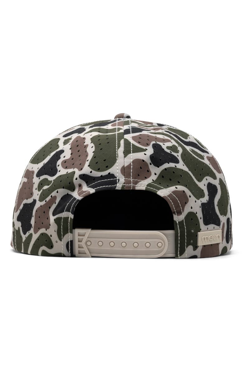 Melin Hydro Coronado Brick Camo Snapback Hat, Alternate, color, Duck Camo