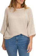 NIC+ZOE Tonal Texture Sweater