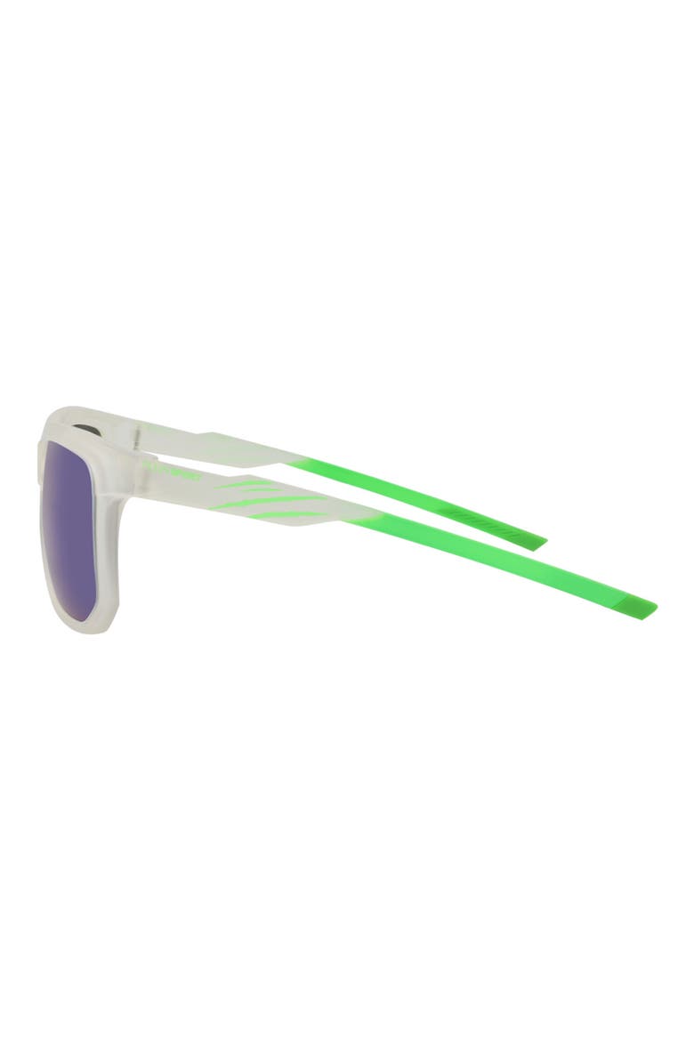 Sport 56mm Square Sunglasses, Alternate, color, CRYSTAL CRYSTAL GREEN